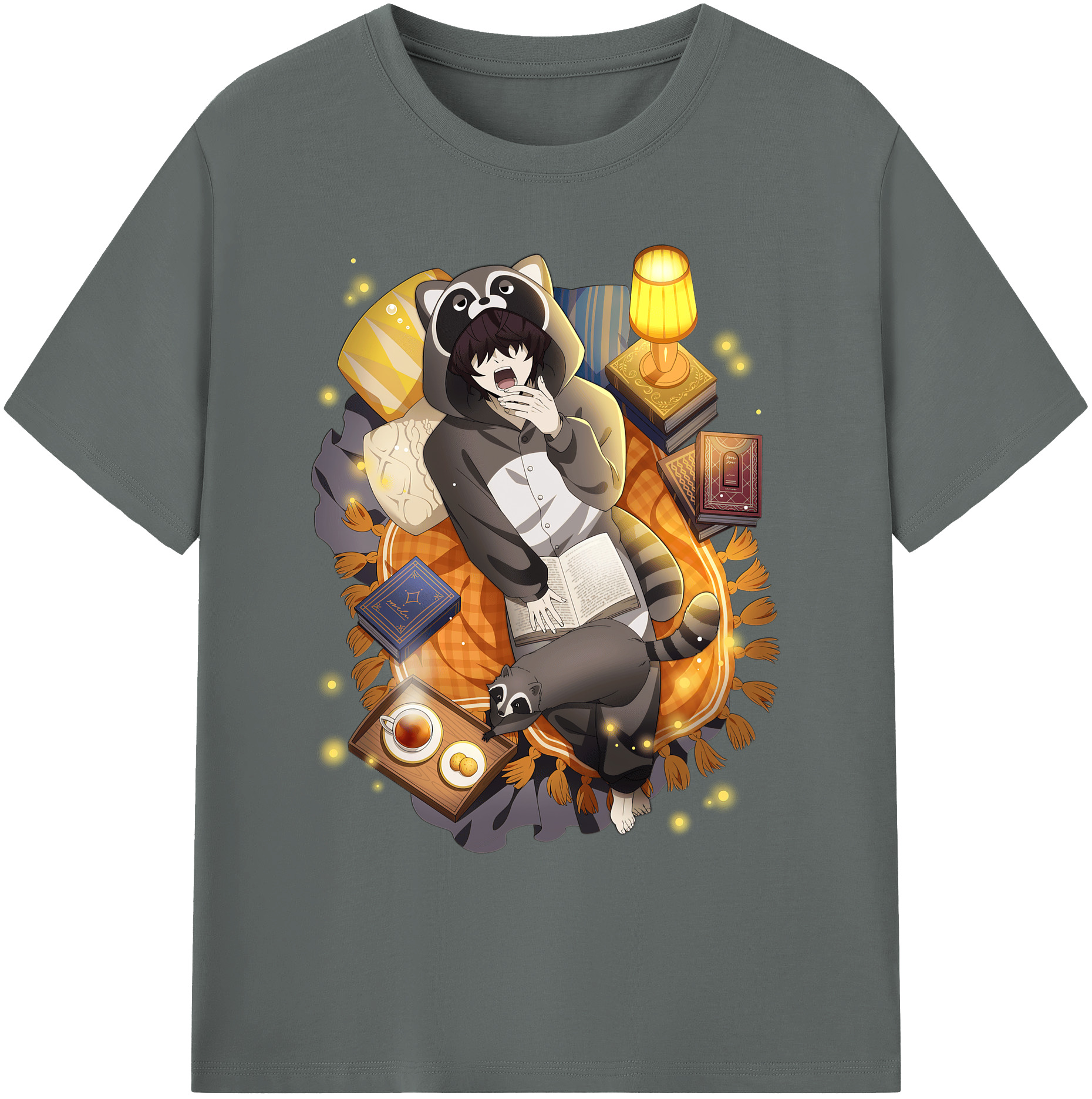 （画像用） 文豪ストレイドッグス Bungo Stray Dogs 綿100％ メンズ半袖Tシャツ｜肌触りやわらか＆通気性